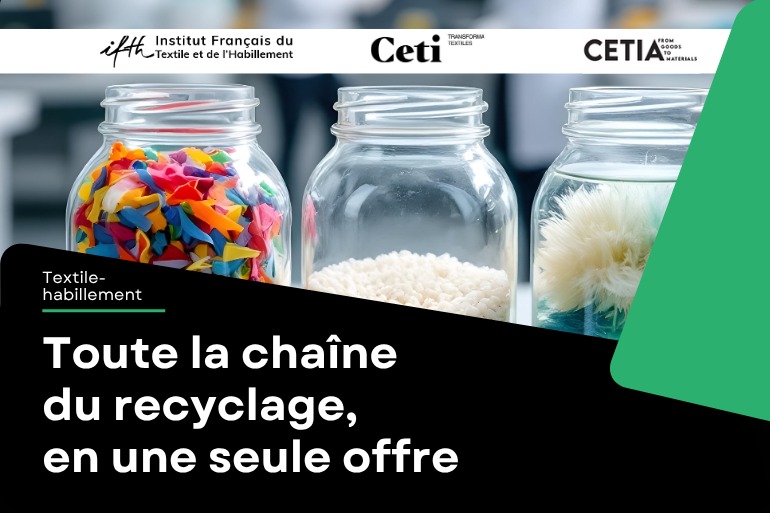 CETI, CETIA and IFTH launch a one-stop shop for textile recycling projects