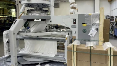 Mayer & Cie. Global circular knitting machines ready for shipment in Albstadt