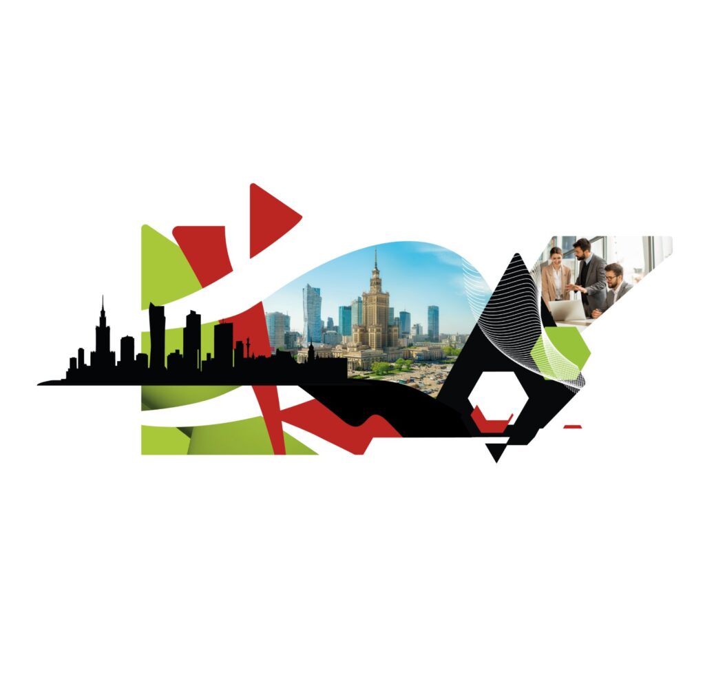 JEC Forum Central Europe 2027 key visual with the Warsaw skyline