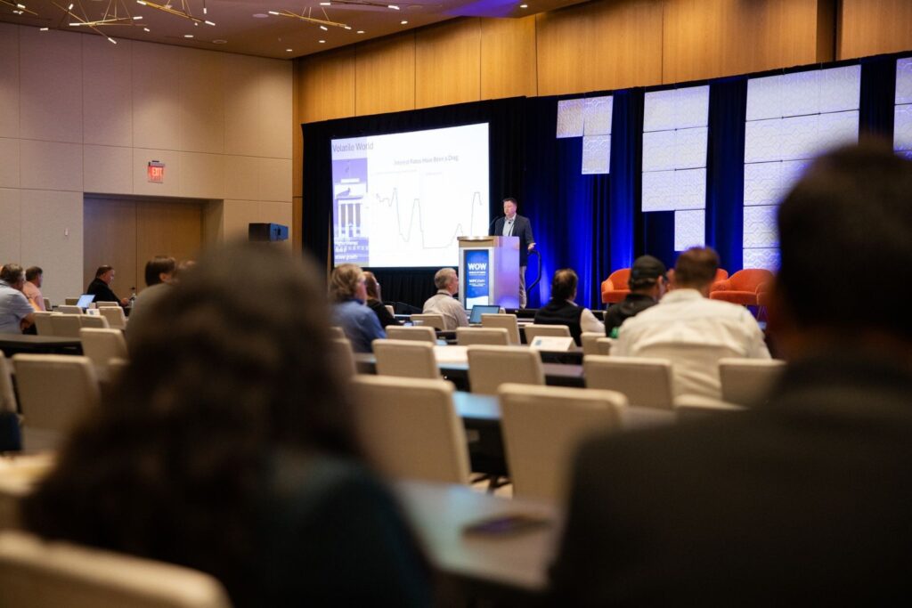 Conference session at World of Wipes